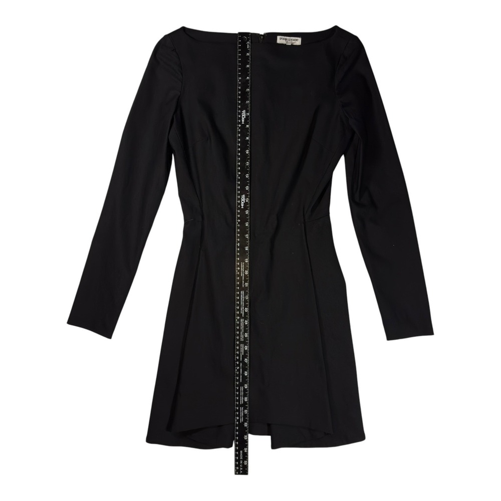 Opening Ceremony Black Boat Neck Long Sleeve Dress Size 6 - Picture 5 of 7